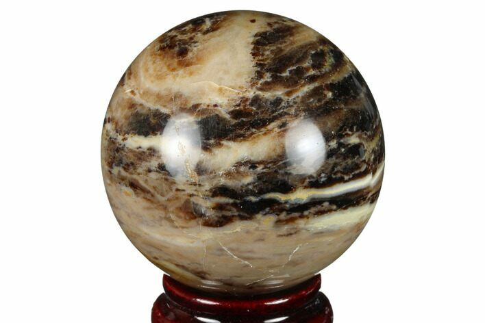 Black Opal Sphere - Madagascar #168408